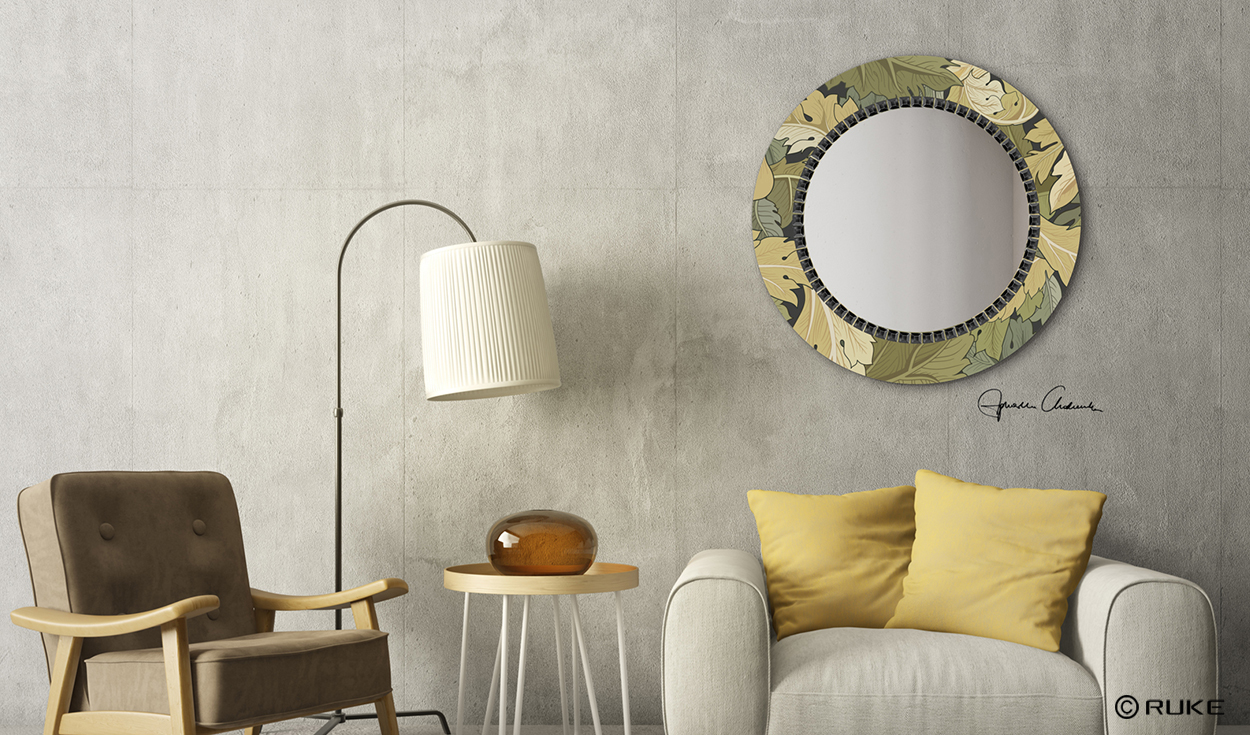 ruke-lustro-FLOWER-GARDEN-SLIM-DARK